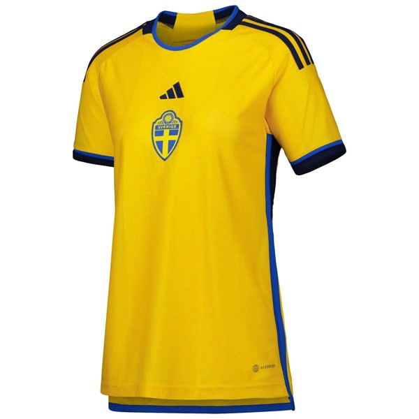 Camiseta Suecia Replica Primera Ropa Mujer 2022/23